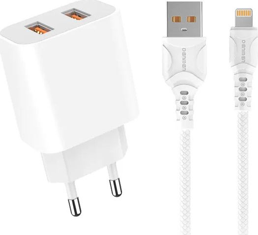 Ładowarka Denmen DC05 2x USB-A 2.4 A (29975)