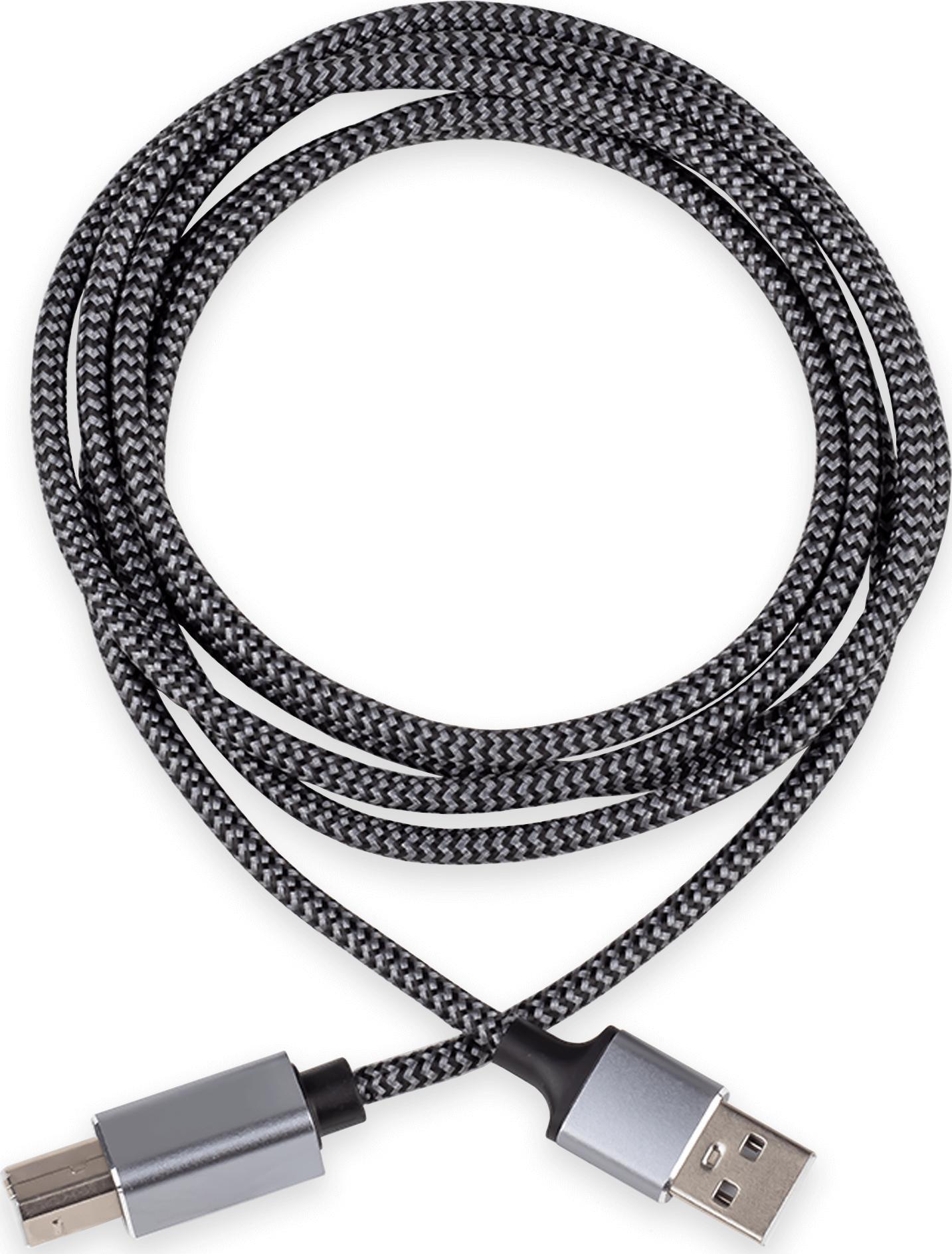 Kabel USB Reagle USB-A - USB-B 1.5 m Srebrny