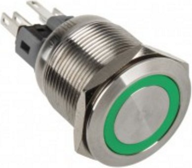 DimasTech Przełącznik LED 22mm Zielony (PD098)