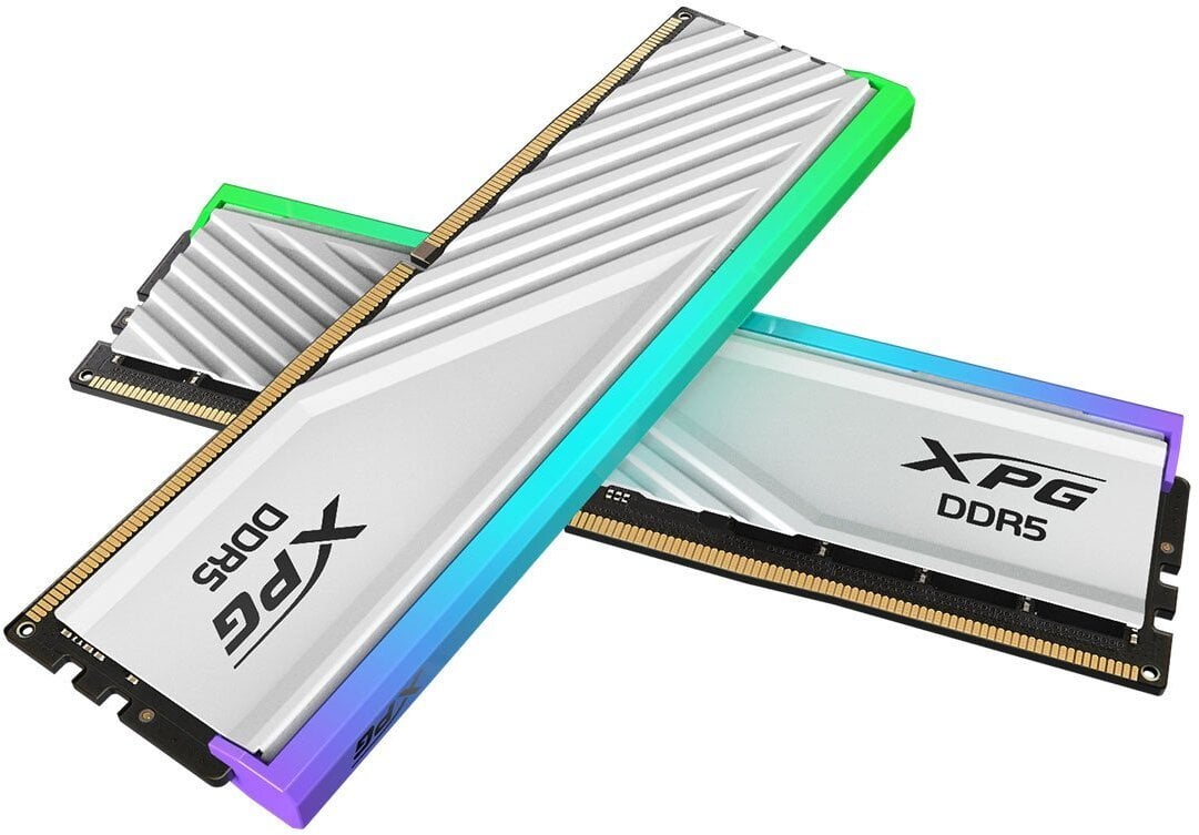 Pamięć ADATA XPG Lancer BLADE RGB DDR5-6000 RAM, CL36, XMP 3.0, AMD EXPO - 48 GB Dual-Kit, biały