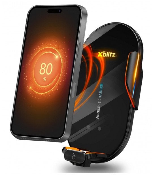 Uchwyt samochodowy Xblitz FX3 Exclusive, automatyczny, z funkcją szybkiego ładowania