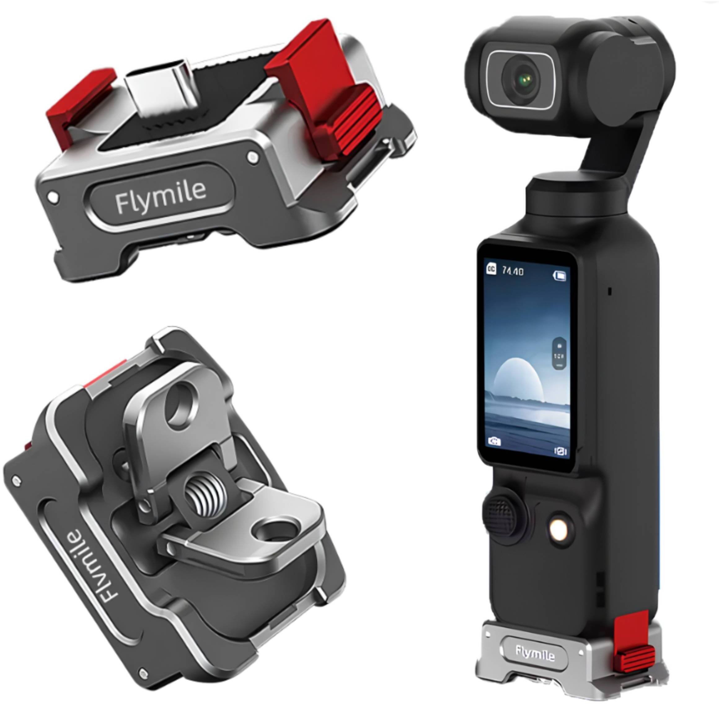 ADAPTER PODSTAWKA ŁADUJĄCA USB-C Z GWINTEM 1/4" I SZYBKOZŁĄCZKĄ DO DJI OSMO POCKET 3