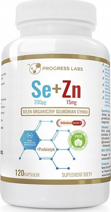 Progress Labs PROGRESS LABS Se+Zn 120caps SELEN CYNK