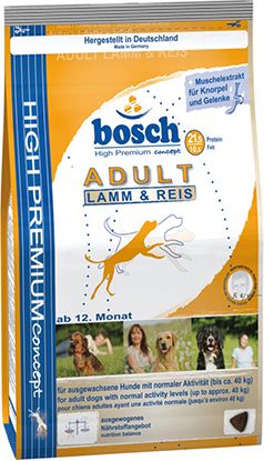 Bosch Tiernahrung Adult Jagnięcina & Ryż - 15 kg