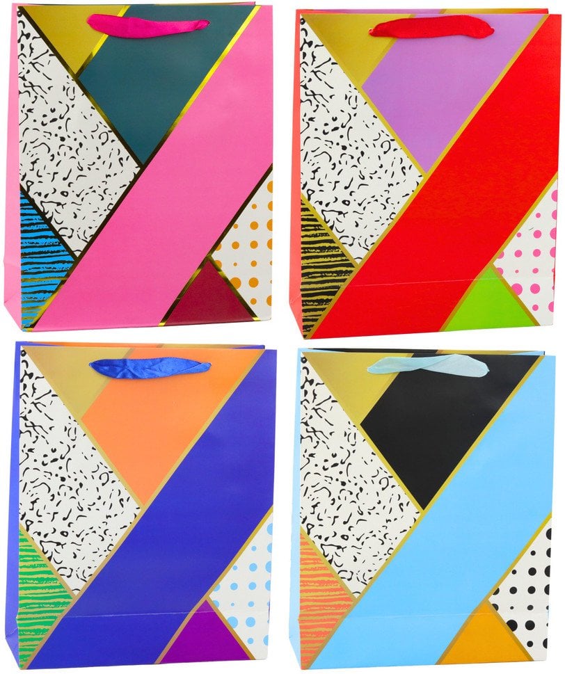 Torba Prezentowa Papierowa Wzory Geometryczne 32 x 26 x 12 cm