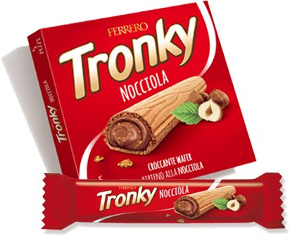 Ferrero Wafelek z nadzieniem orzechowym 90g Tronki orzechowe - Fererro