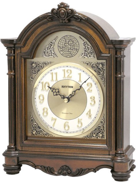 RHYTHM Zegar kominkowy CRH167NR06 23x31 cm melodie