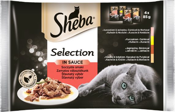 Sheba Sheba Craft Collection soczyste smaki 4x85g 340g