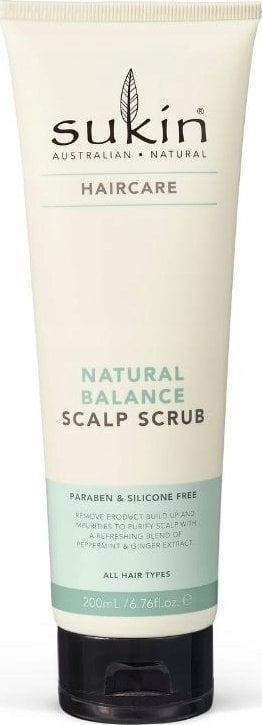 Sukin SUKIN, NATURAL BALANCE peeling do skóry głowy, 200 ml
