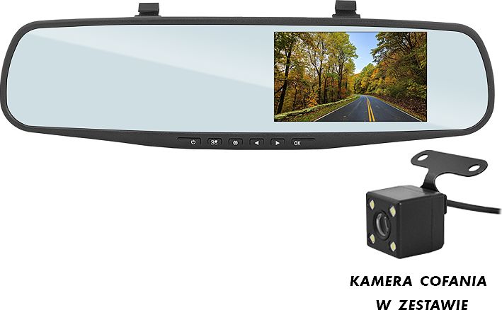 Wideorejestrator LTC DVR + kamera cofania