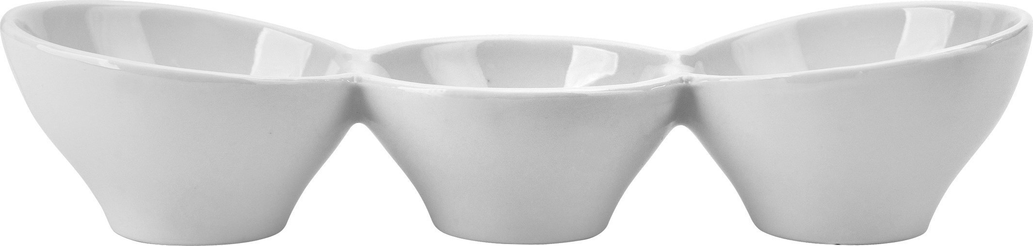Potrójny dip miseczki White MPL