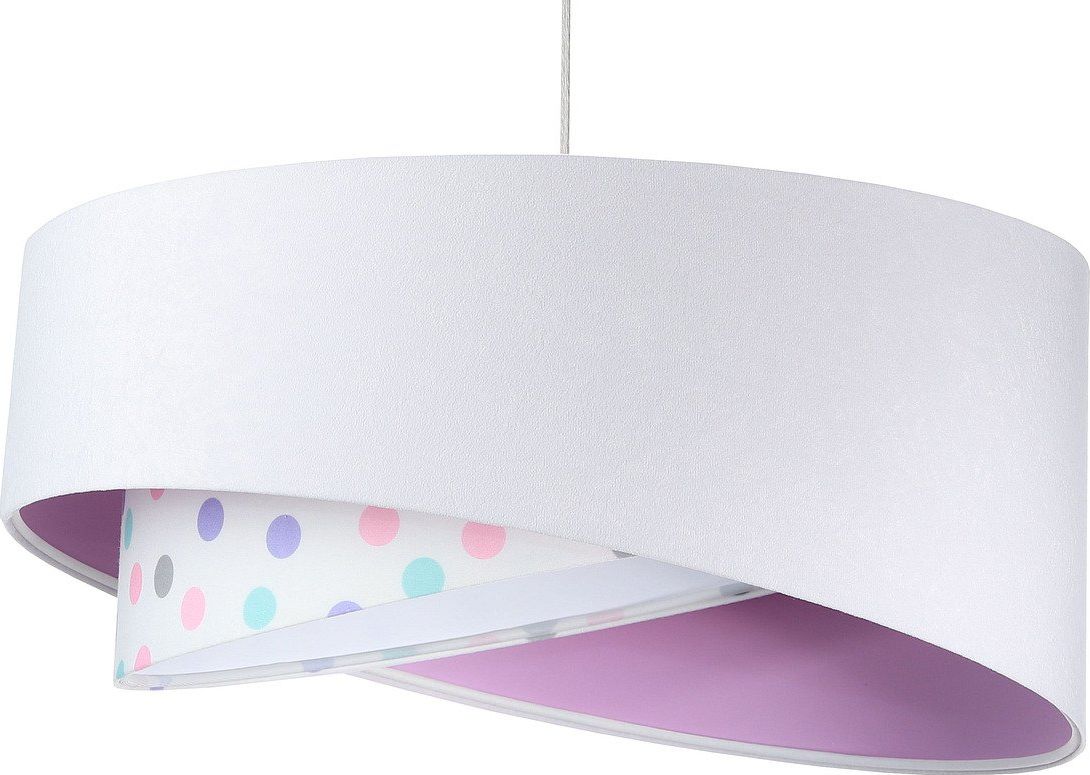 Lampa wisząca BPS KONCEPT Lampa wisząca SPECK biała/fioletowa