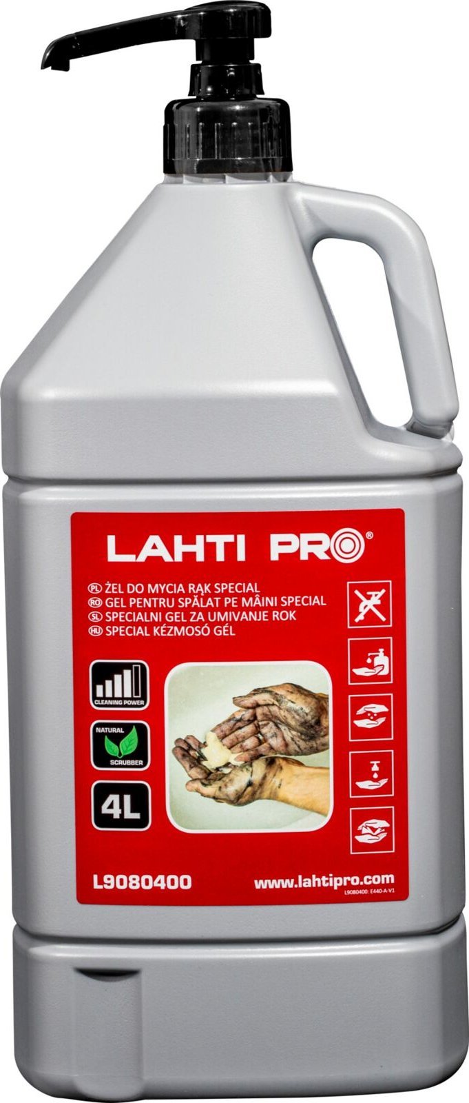 Lahti Pro Żel do mycia rąk hand cleaner special p401, 4l, lahti