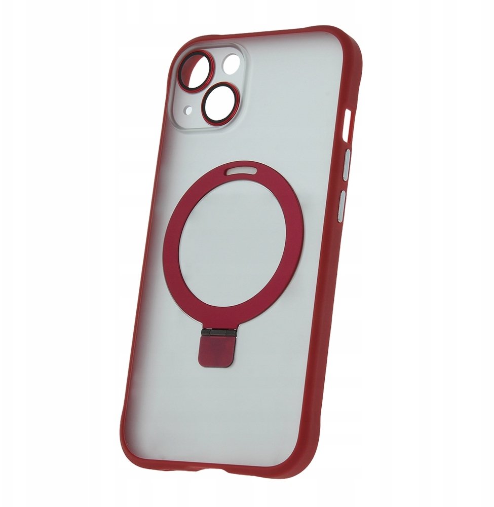 Nakładka Mag Ring do iPhone 15 6,1" czerwona