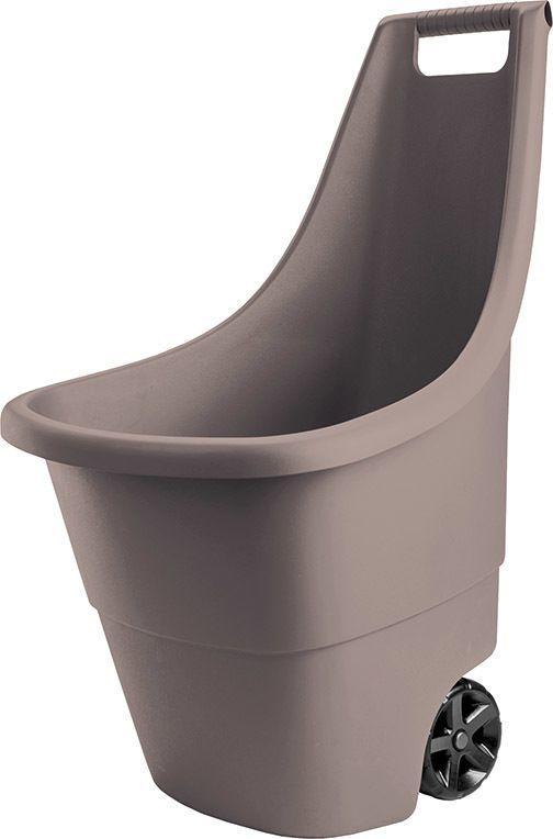 Keter Plastikowy wózek ogrodowy EASY GO BREEZE 50L - brązowy