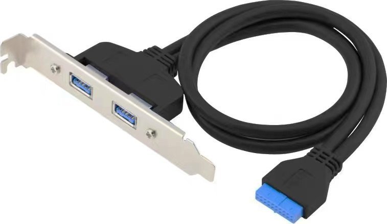 HUB USB Conceptronic CONCEPTRONIC Slotblech 19 Pin Dual 2x USB-A 3.0 Ports sw