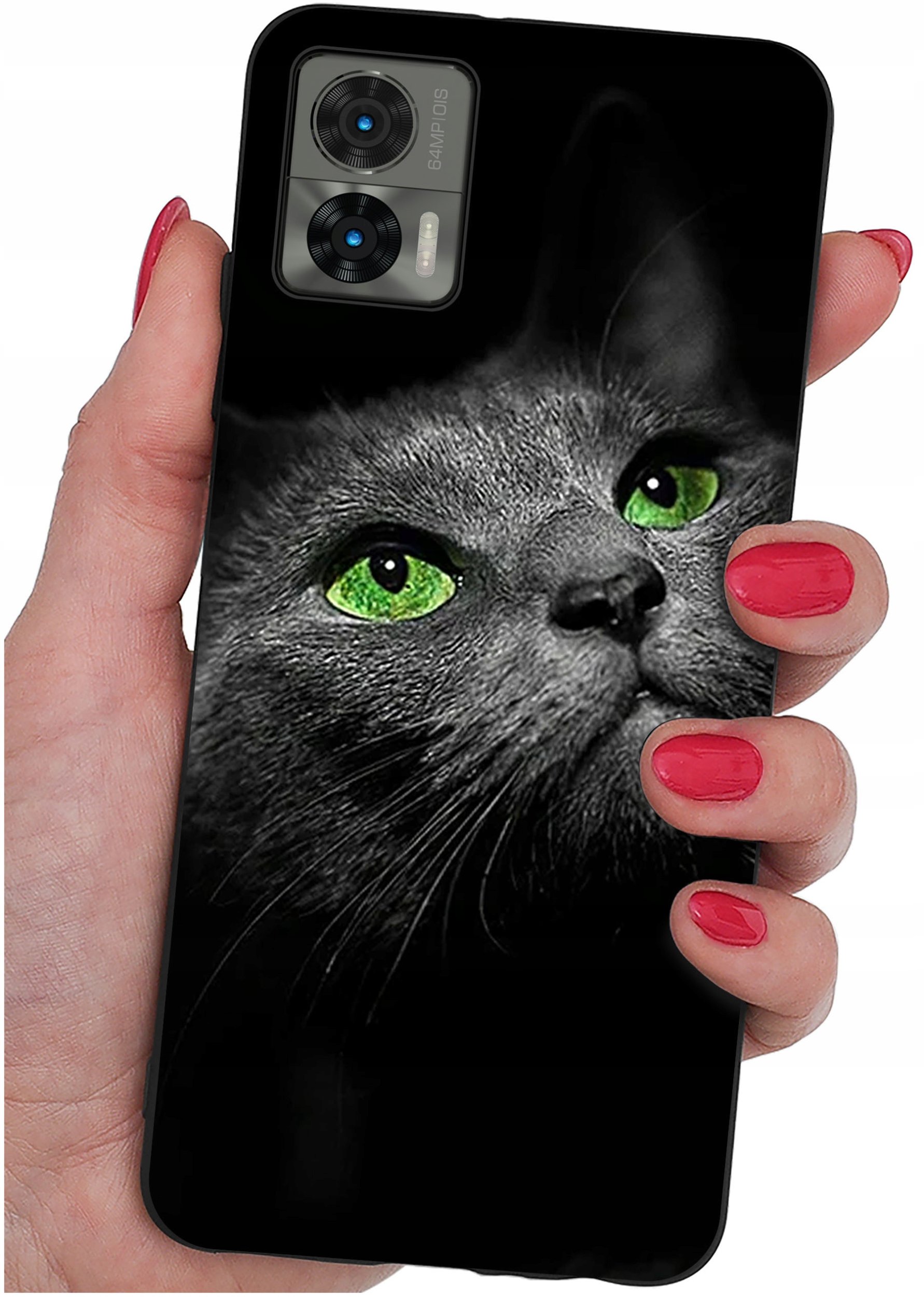 Etui do Motorola Moto Edge 30 Neo WZORY |SILIKONOWE MATT CASE + SZKŁO 9H