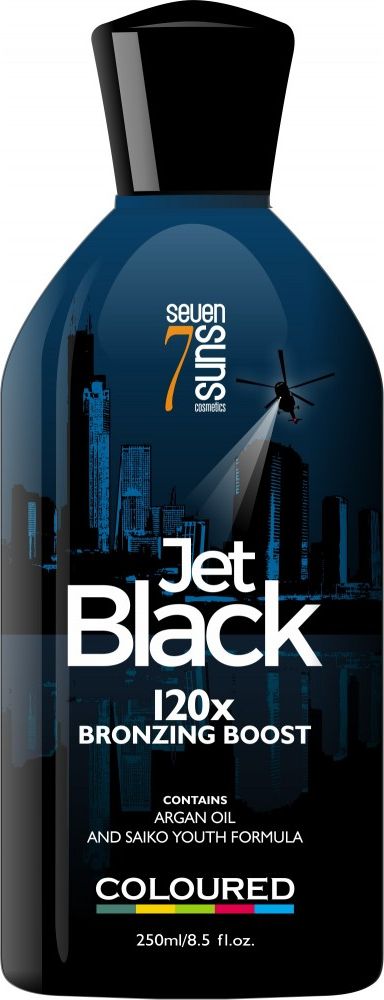 7suns 7suns Jet Black bronzer x 120 do solarium 250 ml