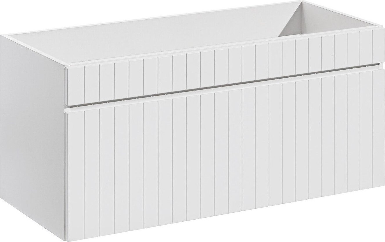 Comad Szeroka szafka pod umywalkę, Iconic, 100x46x46 cm, biały, mat