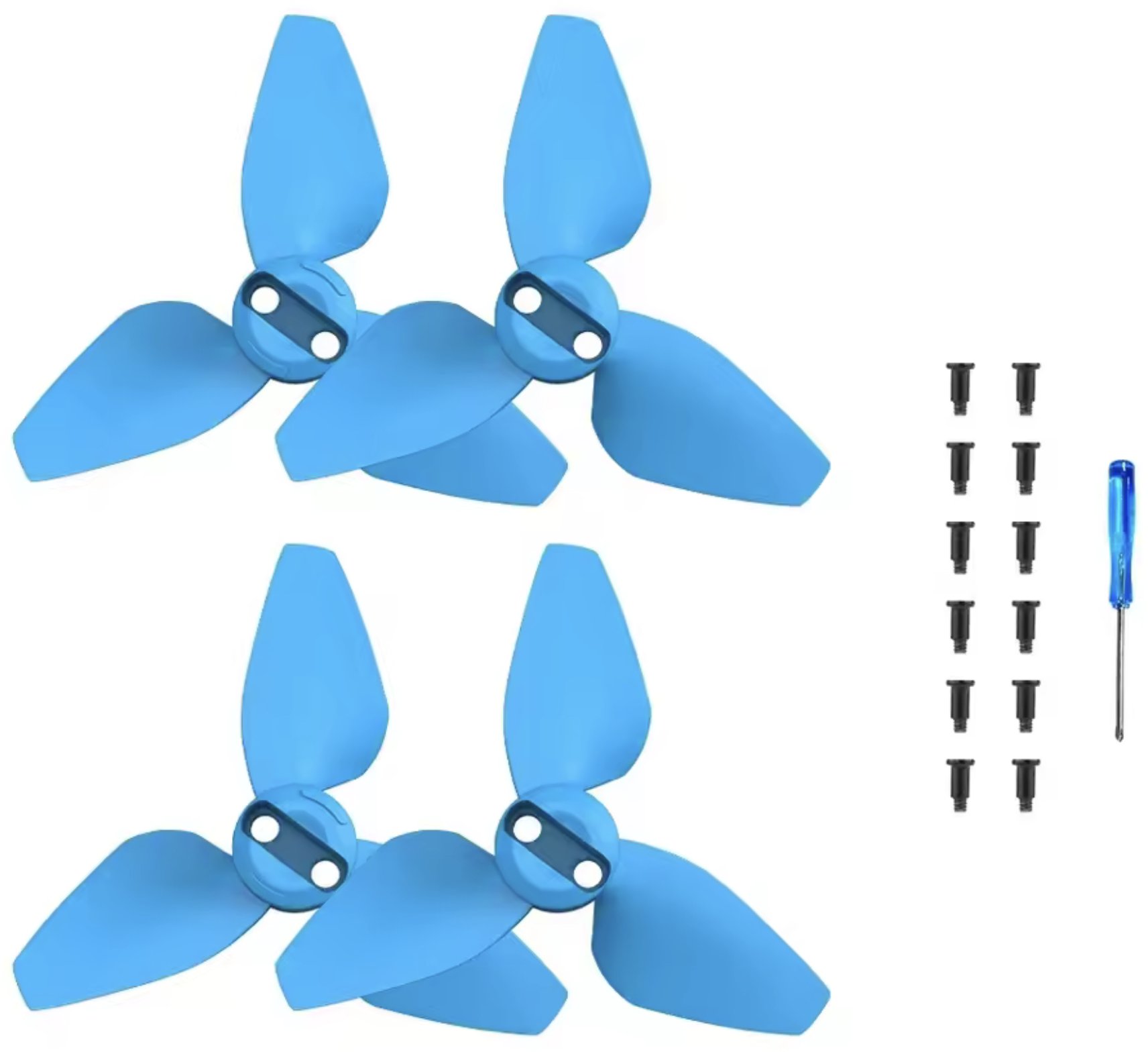 ŚMIGŁA DO DRONA DJI NEO ZESTAW 4 SZTUKI 2XCW + 2XCCW BLUE - KOD 2016S