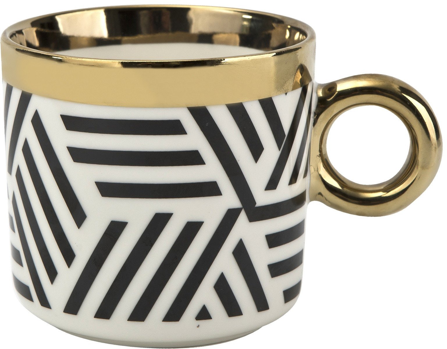 Kubek porcelanowy 350 ml Palazzo zigzag 2522