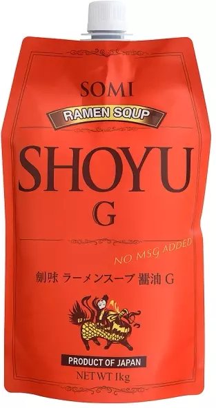 Koncentrat bulionu na bazie sosu sojowego do zupy ramen Shoyu 1kg - Somi