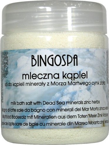 BingoSpa Mleczna kąpiel SPA z minerałami z Morza Martwego