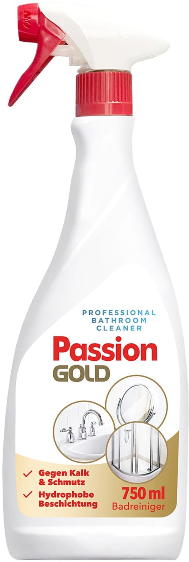 PASSION GOLD Płyn do czyszczenia łazienki w sprayu Professional 750 ml