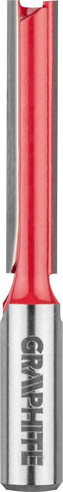 Graphite Frez widiowy (Frez palcowy dwuostrzowy długi, HM, 10 x 50 mm, trzpień 12 mm)