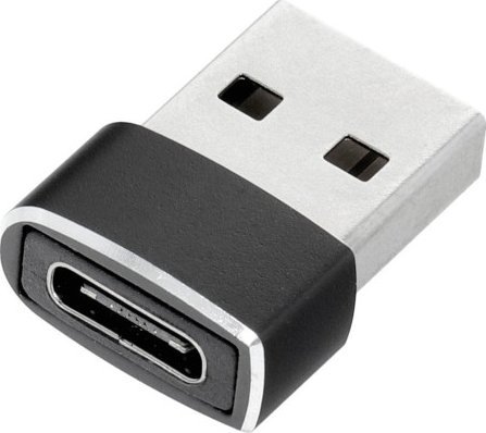 OEM Adapter Typ C (żeński) do USB A (męski) czarny