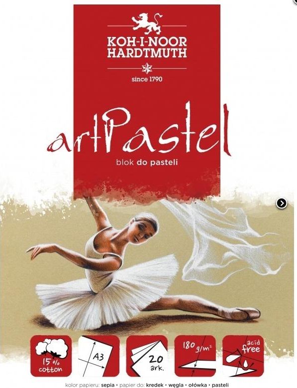 Koh I Noor Szkicownik A4 20k sepia