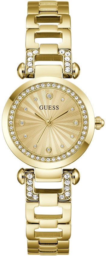 Zegarek damski Guess GW0869L4 CYRKONIE złoty