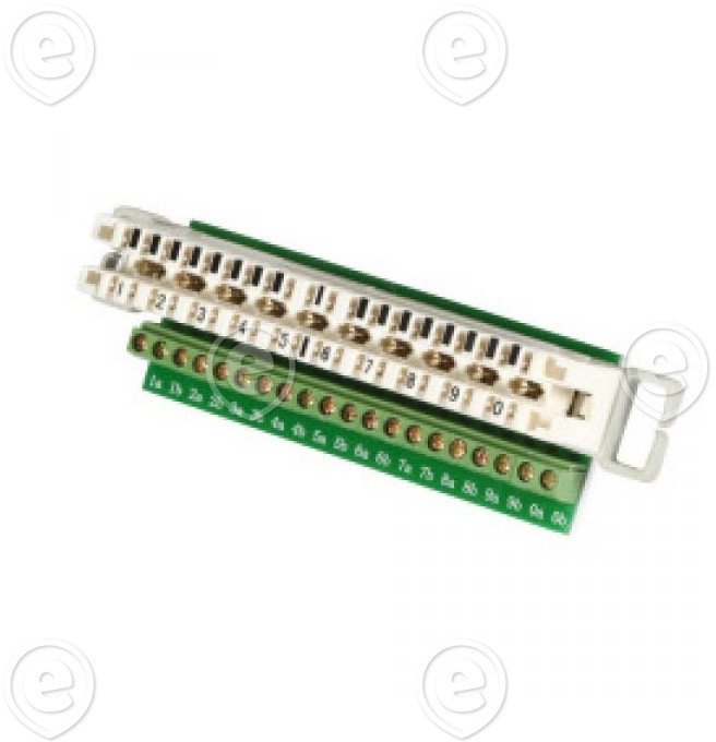 Łączówka rozłączna LSA na 10 par z zaciskami śrubowymi