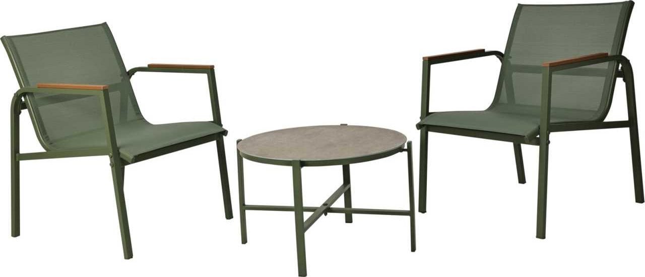 Zestaw mebli ogrodowych, 2 fotele i stolik kawowy