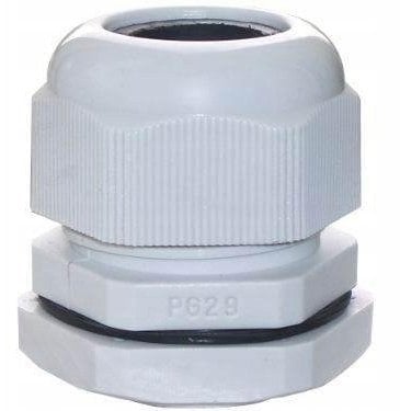 Dławnica kablowa 18-25mm IP67 gwint calowy jasnoszara PG29