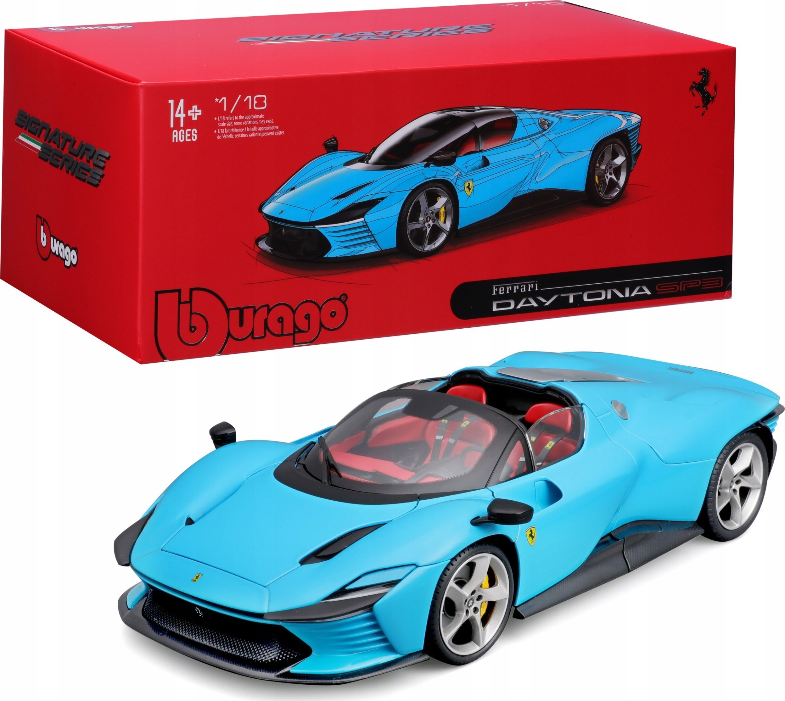 Bburago Ferrari Daytona SP3 Blue 1:18 BBURAGO