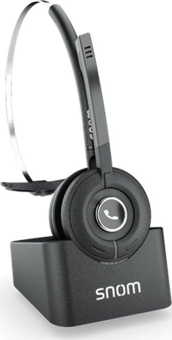Słuchawki Snom Snom A190 Zestaw słuchawkowy Bezprzewodowy Opaska na głowę Biuro/centrum telefoniczne Czarny