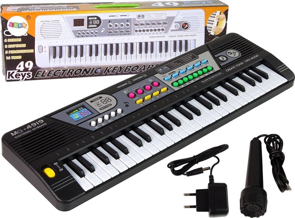 Keyboard MQ4919 Mikrofon Organki 49 Klawiszy LEAN Toys