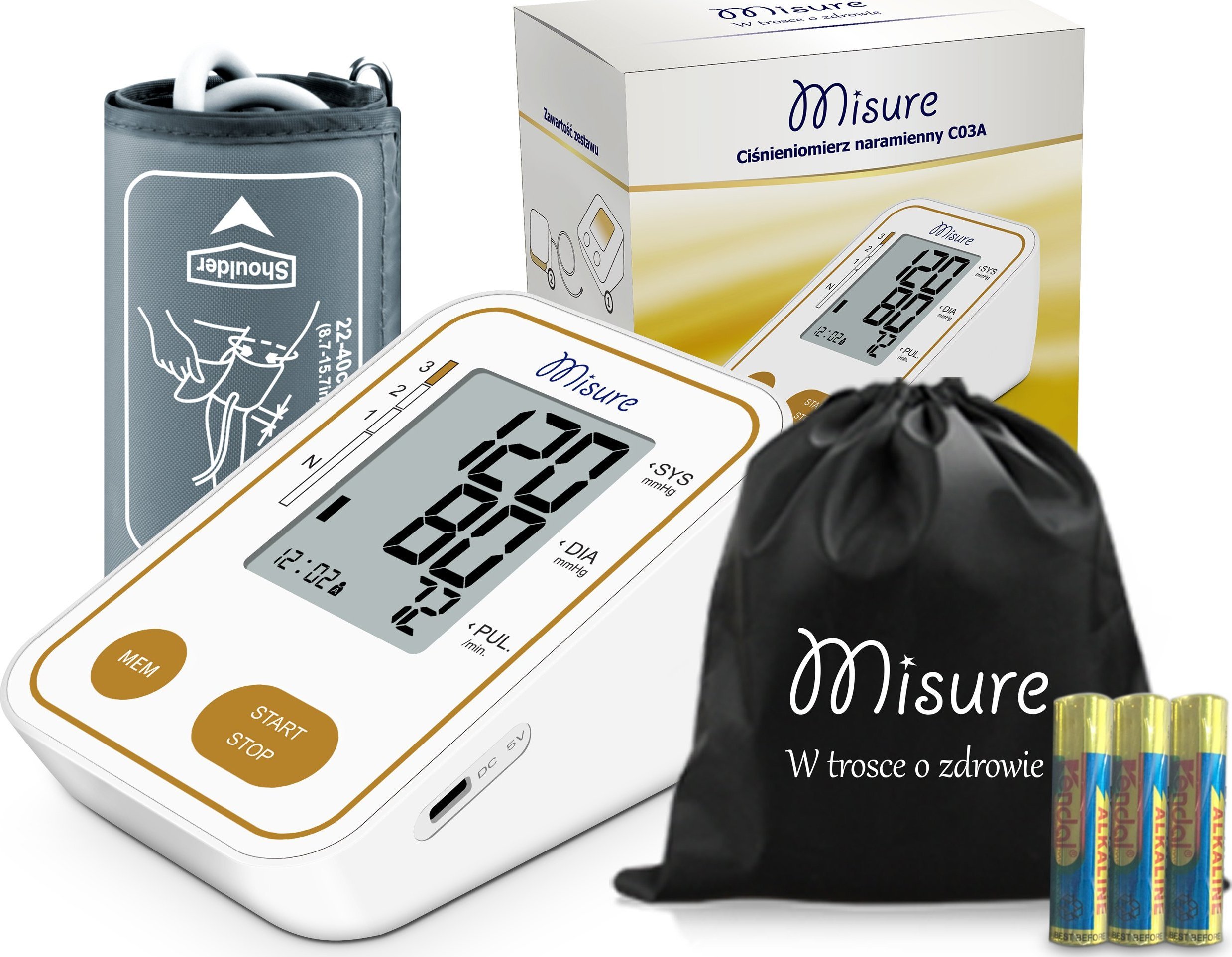 Ciśnieniomierz Misure Ciśnieniomierz naramienny Misure C03A