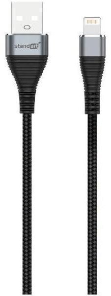 Kabel USB Standart USB-A - Lightning 1.2 m Szary