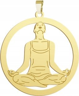 Radziszewska Jewellery Pozłacana Zawieszka Kwiat Lotosu GRAWER GRATIS