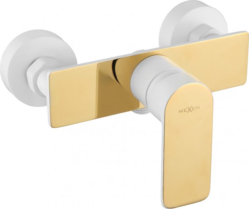 Bateria prysznicowa Mexen Alfa złoty