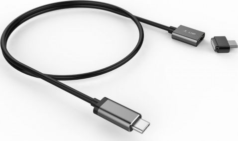 Kabel USB LMP USB-C - USB-C 3 m Czarny (Magnetic Safety cable 3 m Space Gray)