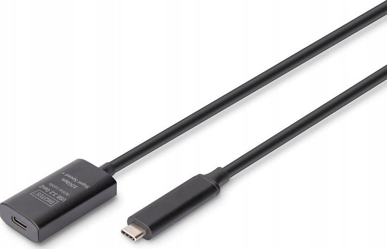 Kabel USB Digitus USB-C - USB-C 5 m Czarny (DA-73112)