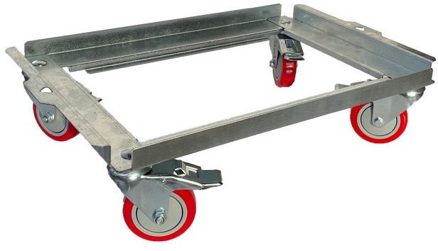 qBox Wózek do pojemników transportowych EURO - 40x30 cm (stal ocynkowana)