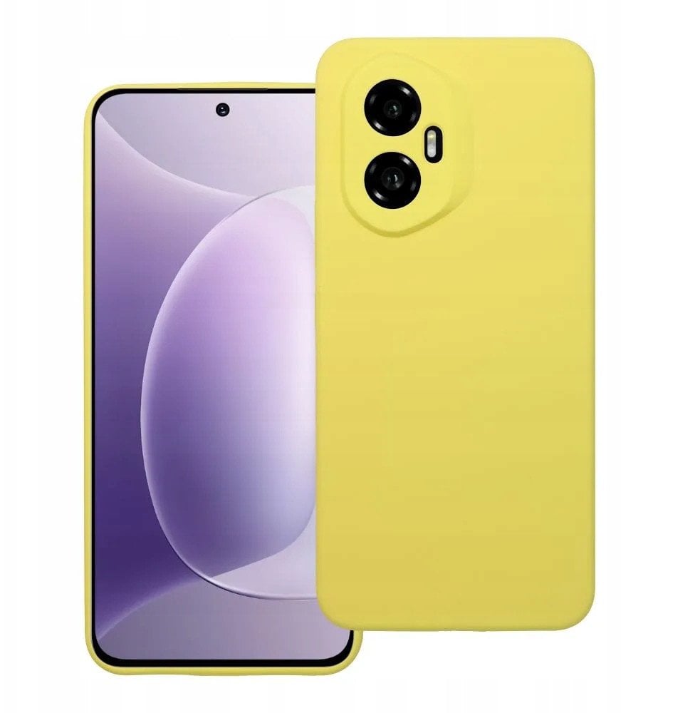 Futerał SILICONE 2mm do HONOR 300 żółty