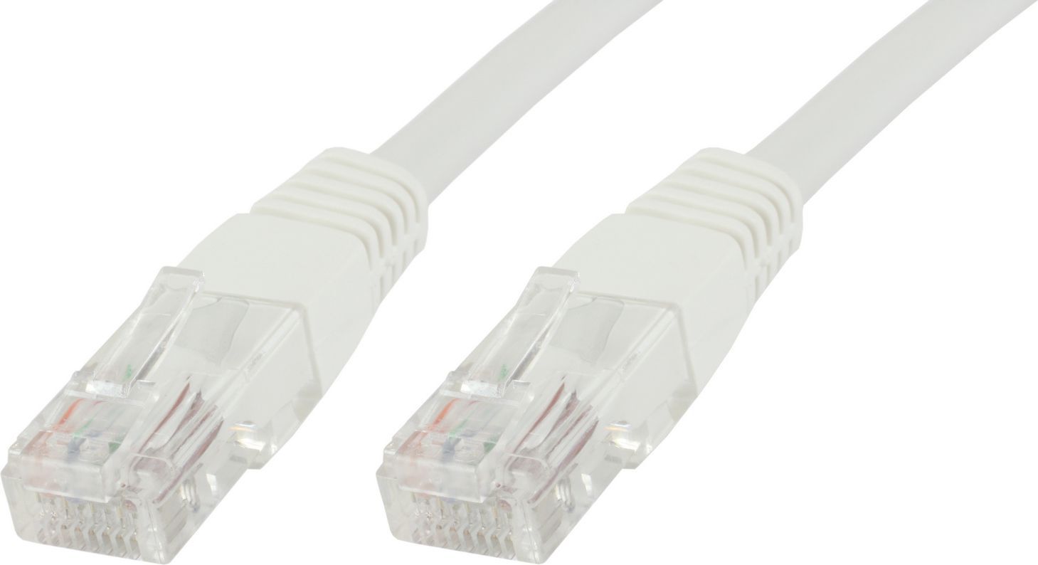 MicroConnect RJ-45/RJ-45 kat.5e U/UTP Biały 35m (UTP535W)