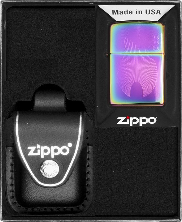Zestaw ZIPPO Zapalniczka FLAME RAINBOW Prezentowy No3
