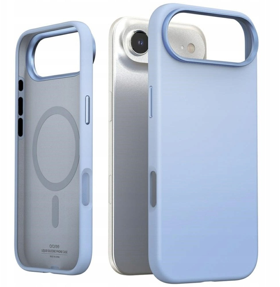 Araree Typo Skin M MagSafe Case for iPhone 17 Air Blue