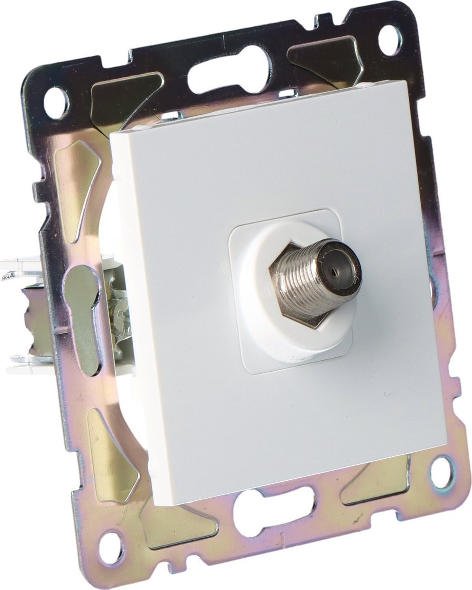 Onnline Gniazdo SAT, białe, GAMA ONNLINE